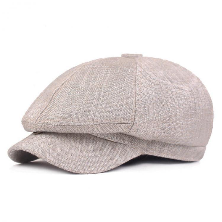 shopping אקססורייז Men Vintage Painter Thin Beret Caps Gentleman Octagonal Newsboy Cap