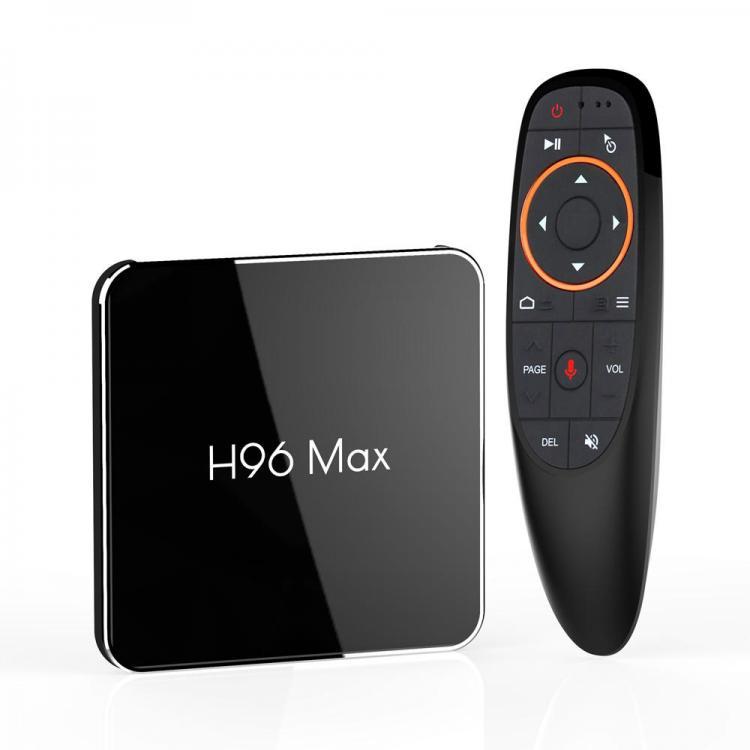 shopping טלווזיות ומערכות שמע לבית H96 MAX X2 Amlogic S905X2 4GB RAM 64GB ROM 5G WIFI USB 3.0 4K Android 8.1 Voice Control TV Box