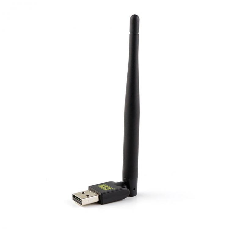 shopping טלווזיות ומערכות שמע לבית Freesat V8 RT5370 USB WIFI Antenna for Freesat V7 V8 Series Satellite Receivers FTA Set Top Box