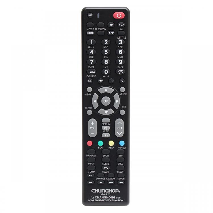 shopping טלווזיות ומערכות שמע לבית Chunghop E-C910 Universal Replacement Remote Control for Changhong TV HDTV 3D TV