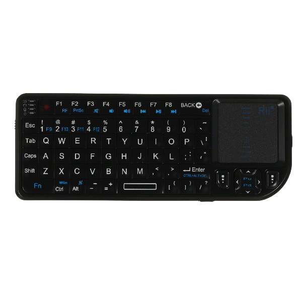 shopping טלווזיות ומערכות שמע לבית Rii Mini V3/K01 2.4G Wireless Backlit Mini Touchpad Keyboard Airmouse Air Mouse Laser Pointer Presenter for TV Box Mini PC PPT Pre