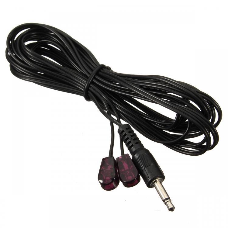 shopping טלווזיות ומערכות שמע לבית 3 Metre Dual Infrared IR Emitter Extension Cable with 3.5mm Plug for Xbox One