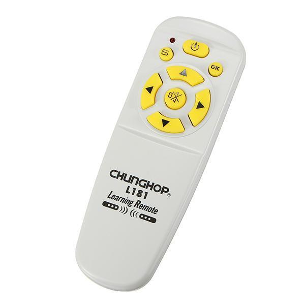 shopping טלווזיות ומערכות שמע לבית CHUNGHOP L181 Mini Universal Learning Remote Control for TV SAT DVD CBL AUX