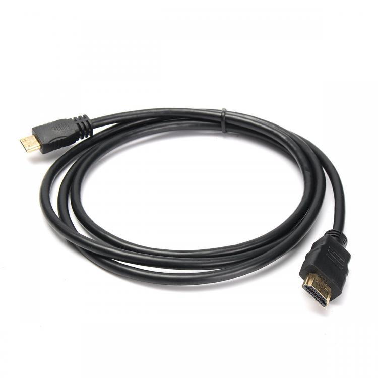 shopping טלווזיות ומערכות שמע לבית 1.8m 6FT Mini Micro HD to HD Male Adapter Converter Cable for HDTV 1080P