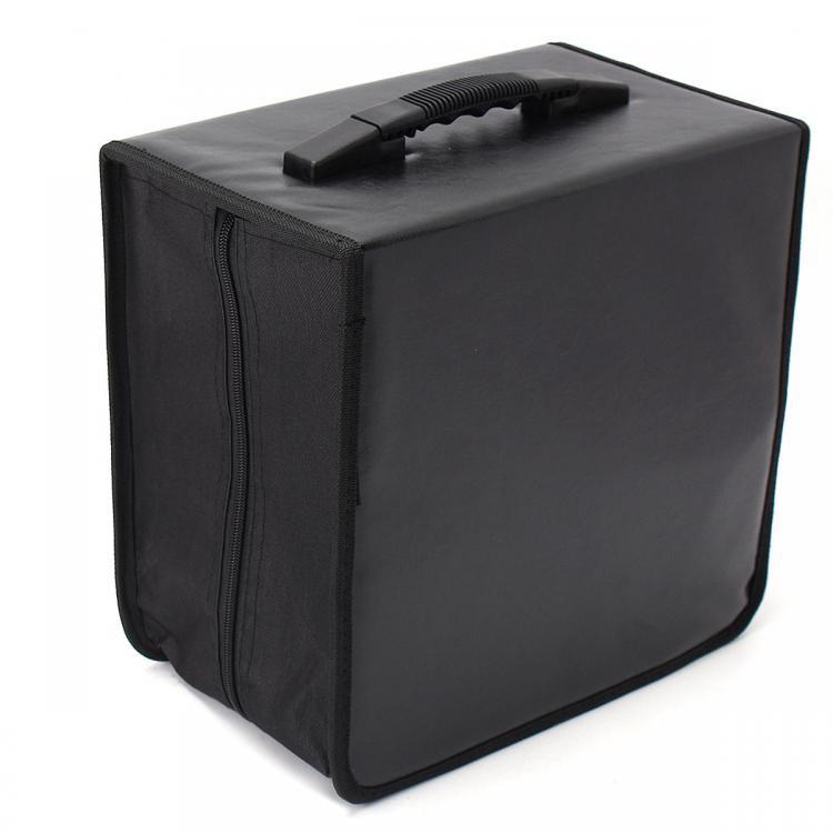 shopping טלווזיות ומערכות שמע לבית 520 Discs CD DVD DJ Wallet Holder Bag Case Album Organizer Media Storage