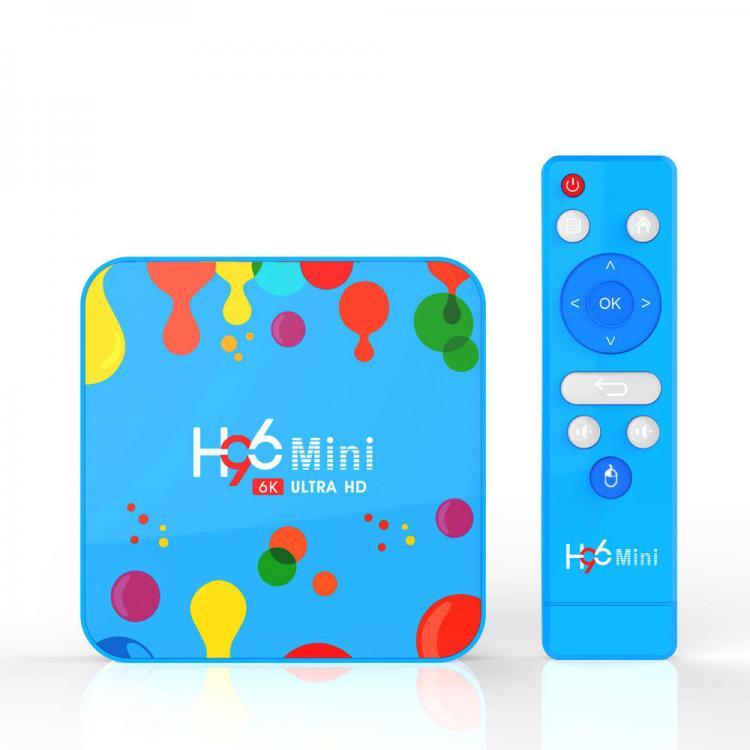 shopping טלווזיות ומערכות שמע לבית H96 Mini H6 Allwinner H6 4GB RAM 128GB ROM 5G WIFI bluetooth 4.0 Android 9.0 4K 6K TV Box