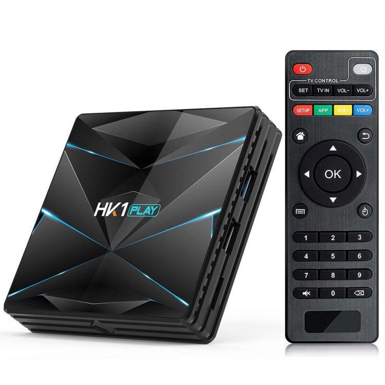 shopping טלווזיות ומערכות שמע לבית HK1 Play Amlogic S905X2 4GB DDR4 RAM 64GB EMMC ROM 5G WIFI bluetooth 4.1 Android 9.0 4K H.265 TV Box