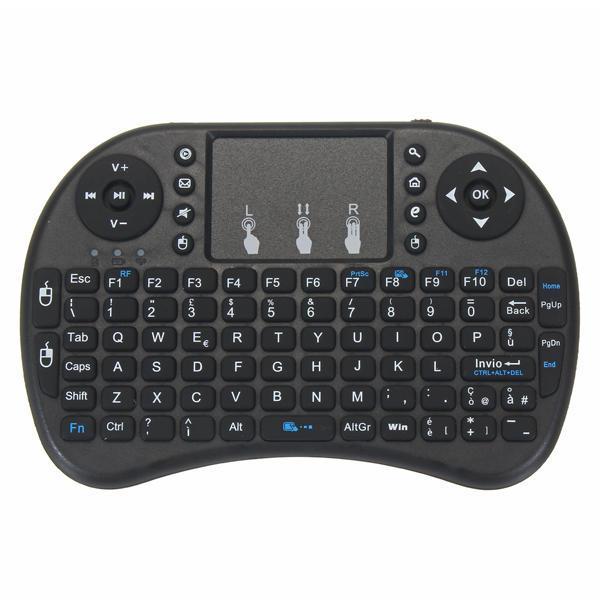 shopping טלווזיות ומערכות שמע לבית I8 Italian Version 2.4G Wireless Mini Keyboard Touchpad Airmouse