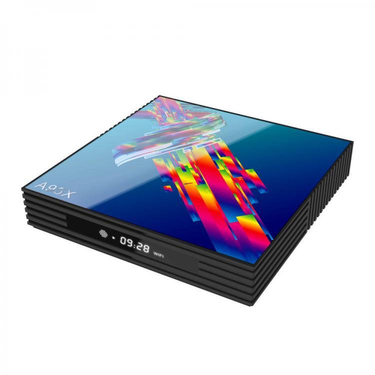 shopping טלווזיות ומערכות שמע לבית A95X R3 RK3318 2GB RAM 16GB ROM 5G WIFI bluetooth 4.0 Android 9.0 4K H.265 VP9 TV Box