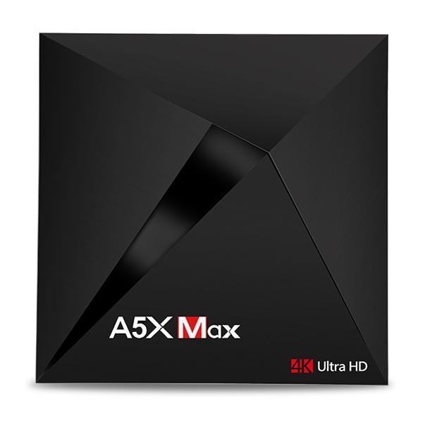 shopping טלווזיות ומערכות שמע לבית A5X MAX MID RK3328 4GB RAM 32GB ROM Android 7.1 HDR 10 USB 3.0 TV Box