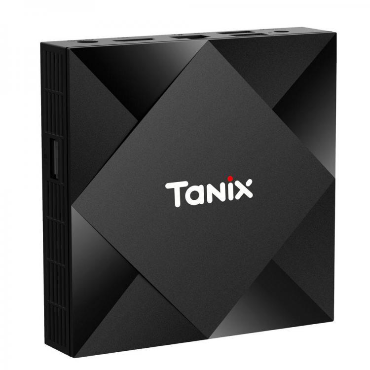 shopping טלווזיות ומערכות שמע לבית Tanix TX6s Allwinner H616 2GB RAM 8GB ROM 2.4G WIFI Android 10.0 4K 8K TV Box Support Google Assistant