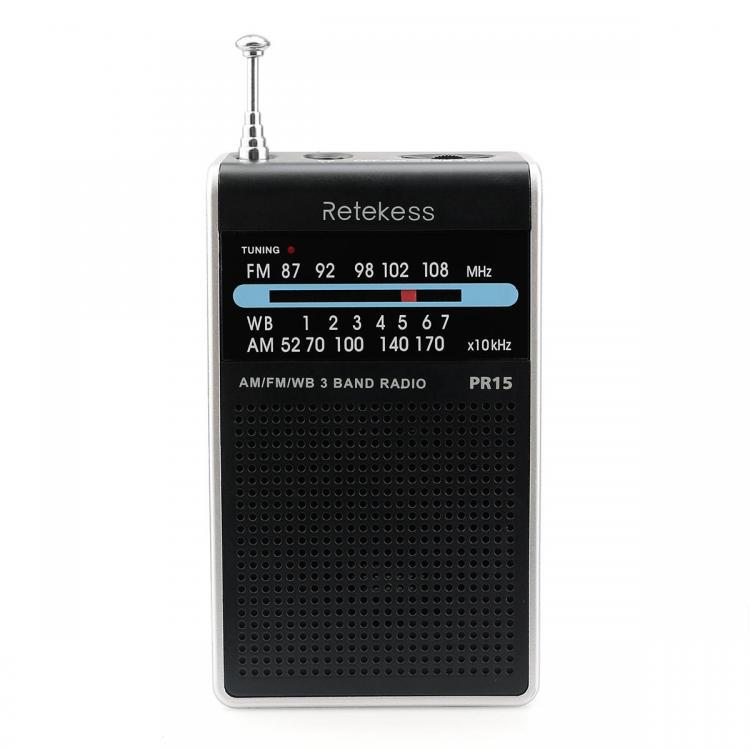 shopping נגנים Retekess F9214 PR15 Digital Display Radio with FM AM for Family Camping Outdoor