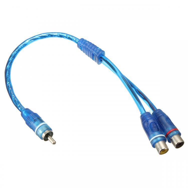 shopping נגנים RCA Y Splitter Lead Adapter Cable Male To Female Connector Audio Adapter