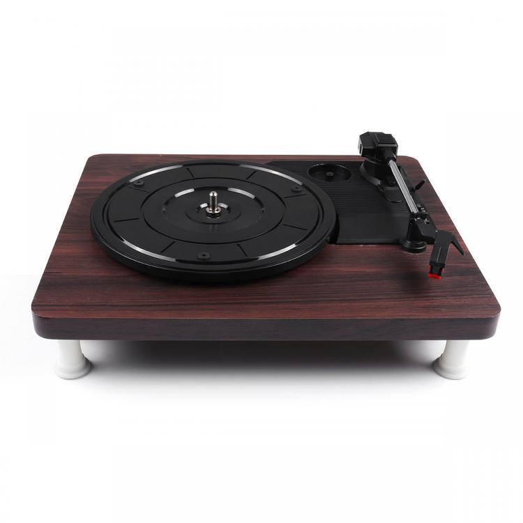shopping נגנים Retro Stereo 33 45 78 Three Speed Vinyl Record Turntable Player Gramophone