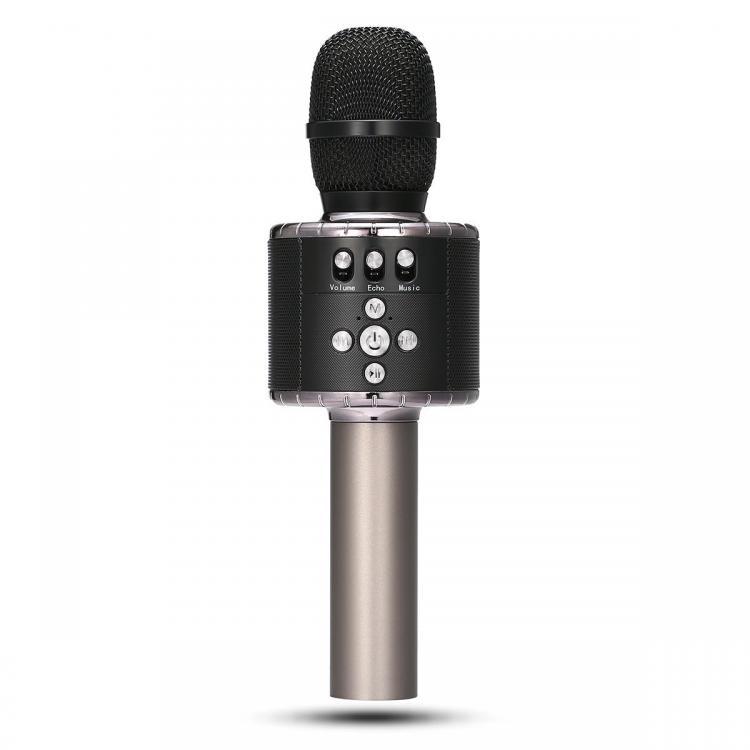 shopping נגנים LOSKII Wireless bluetooth Karaoke Microphone Speaker Handheld Cordless KTV MIC Stereo Speaker Music Player