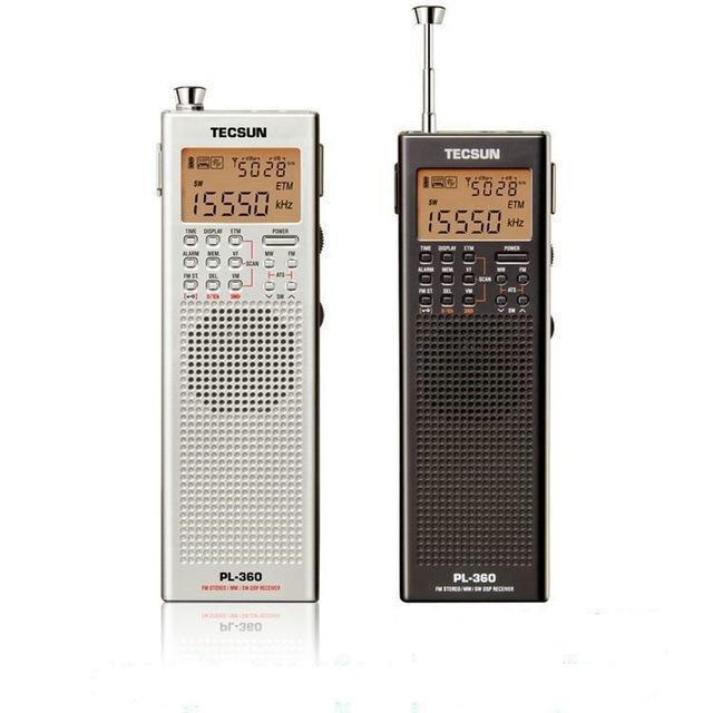 shopping נגנים TECSUN PL360 Portable AM FM Shortwave PLL DSP ETM SW MW LW Pocket Digital Radio Receiver