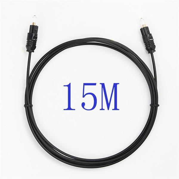 shopping נגנים 1M-15M Gold Plated Digital Toslink SPDIF Audio Optical Fiber Cable Cord