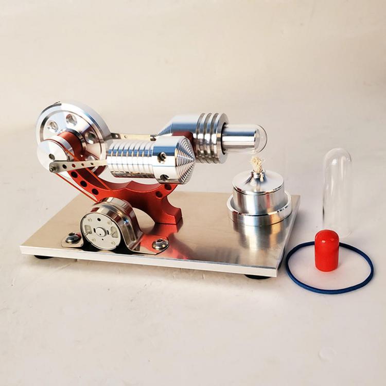 shopping גאדג׳טים Upgrade Red Stirling Engine Generator Engine Micro Engine Model Steam Engine Hobby Birthday Gift
