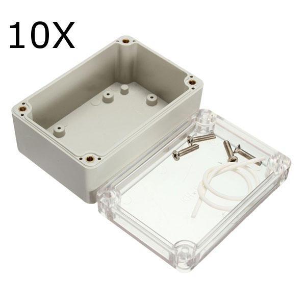 shopping גאדג׳טים 10Pcs 100x68x50mm Electronic Plastic Box Waterproof Electrical Junction Case