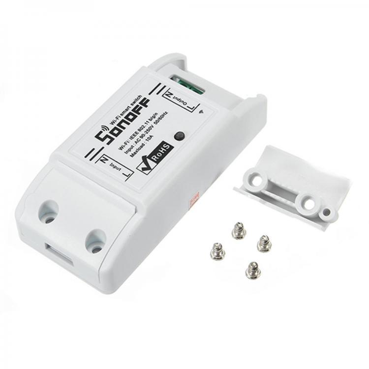 shopping גאדג׳טים 6pcs SONOFF&reg; Basic 10A 2200W WIFI Wireless Smart Switch Remote Control Socket APP Timer AC90-250V 50/60Hz Works with Amazo
