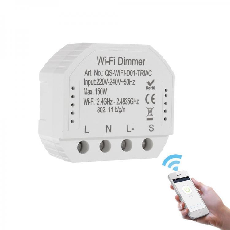 shopping גאדג׳טים MoesHouse DIY Smart WiFi Light LED Dimmer Switch Smart Life/Tuya APP Remote Control 1/2 Way Switch Works With Alexa Echo Google Ho