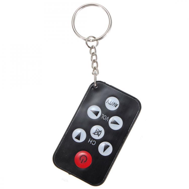 shopping גאדג׳טים 10pcs Universal Infrared IR Mini TV Remote Control Keychain Key Ring