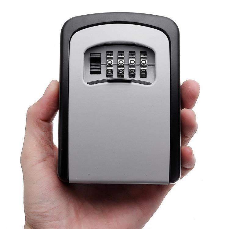 shopping גאדג׳טים 4 Digit Wall-mounted Curved Key Card Password Box