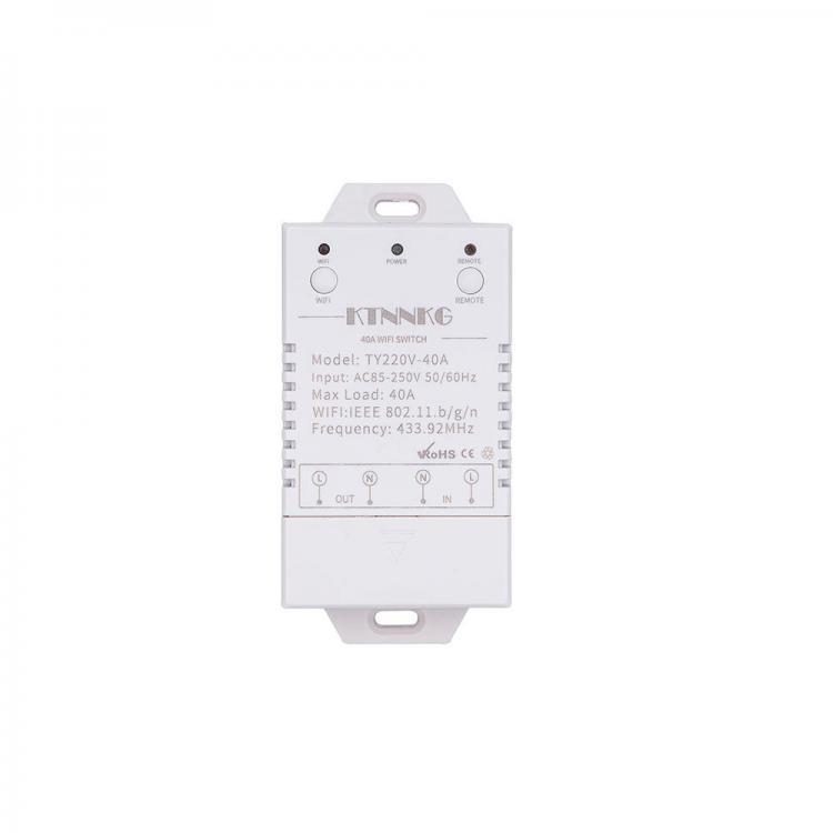 shopping גאדג׳טים KTNNKG 40A 433Mhz 1Gang 4000W AC90-250V Latest Version TUYA Smart Life APP WIFI Smart Switch Socket Controls High Power Air Condit