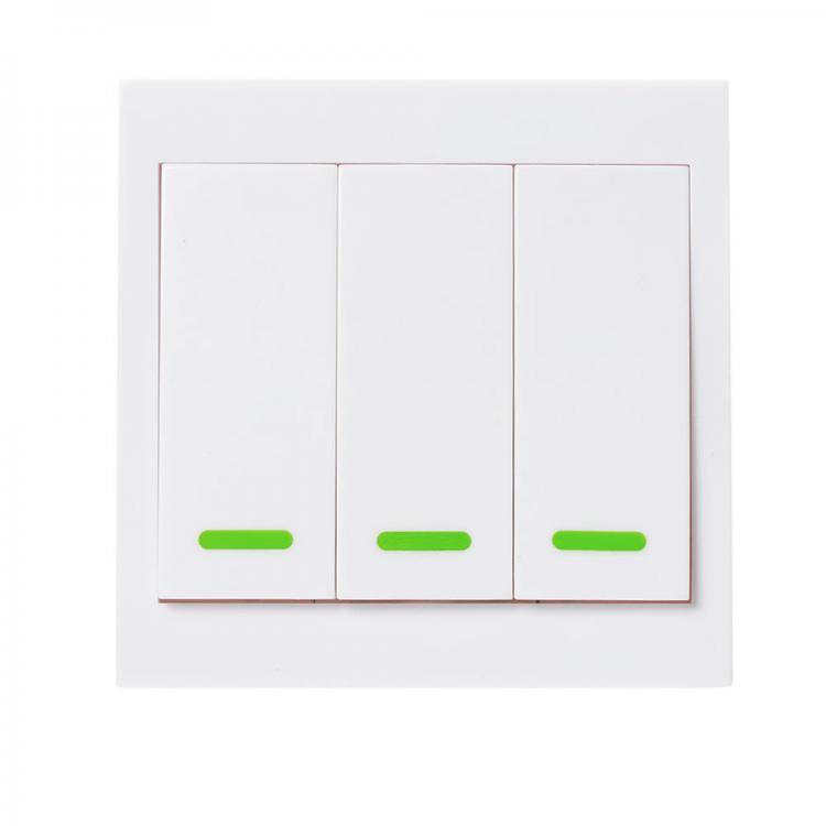 shopping גאדג׳טים 5pcs 3CH Wireless Remote Transmitter Sticky RF TX Smart For Home Living Room Bedroom 433MHZ 86 Wall Panel Works With SONOFF RF/RFR