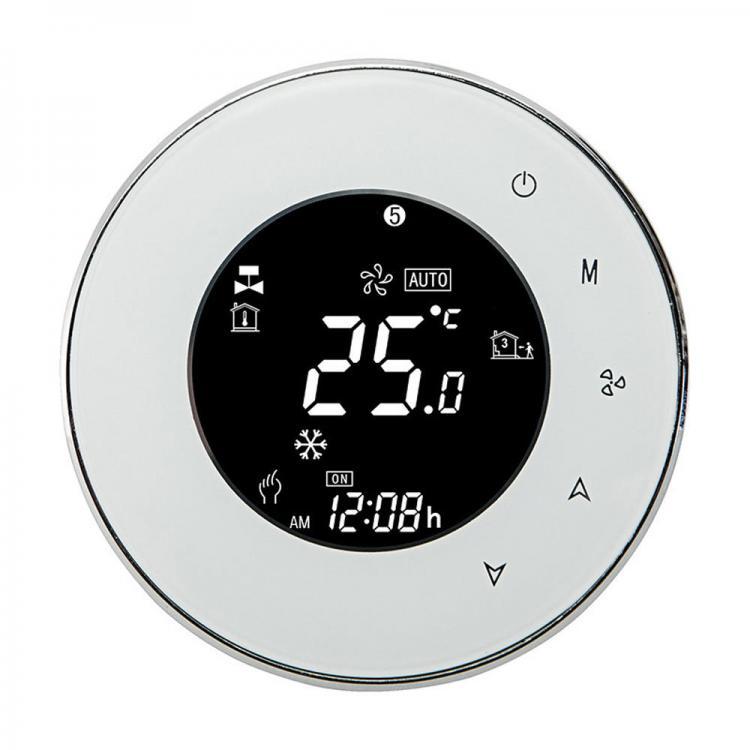shopping גאדג׳טים MoesHouse BHT-6000-GCLW Water/Gas Boiler Thermostat Backlight WIFI 3A Weekly Programmable LCD Touch Screen Works With Alexa Google