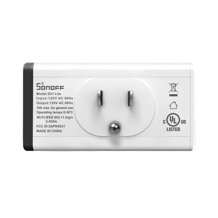 shopping גאדג׳טים SONOFF&reg; S31 15A Smart Plug Energy Monitoring US Version WIFI Switch Upgraded Compact Design Support Google Home Alexa IFTT