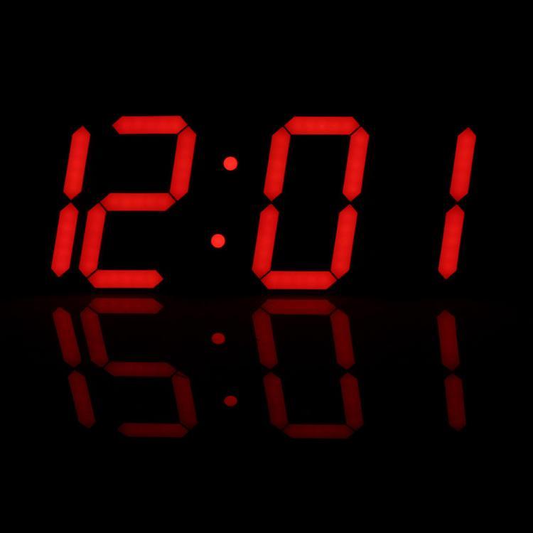 shopping גאדג׳טים Super Large Digital Wall Clocks LED Alarm Clock Countdown Timer Remote Control Oversize Jumbo Number LED Display Snooze