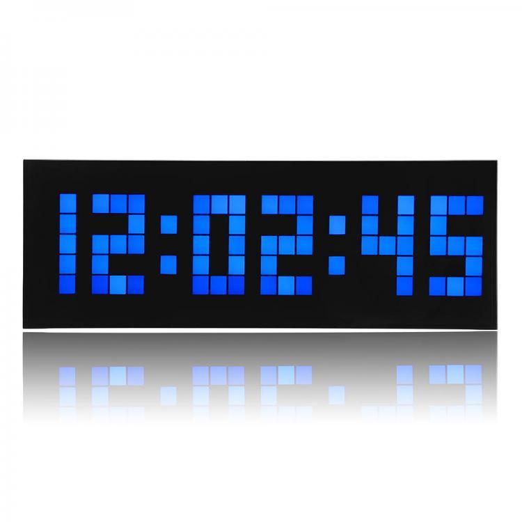 shopping גאדג׳טים Big Jumbo Digital LED Wall Clock Large Display Wall Decoration Clock Multifunction Table Calendar Despertador