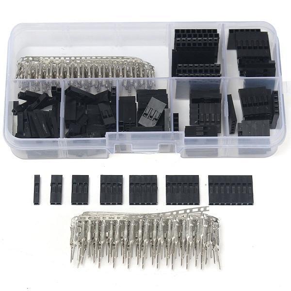 shopping אלקטרוניקה וערכות עשה זאת בעצמך Geekcreit 310pcs 2.54mm Male Female Dupont Wire Jumper With Header Connector Housing Kit