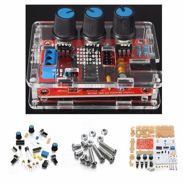 shopping אלקטרוניקה וערכות עשה זאת בעצמך Geekcreit&reg; XR2206 Function Signal Generator DIY Kit Sine Triangle Square Output 1HZ-1MHZ