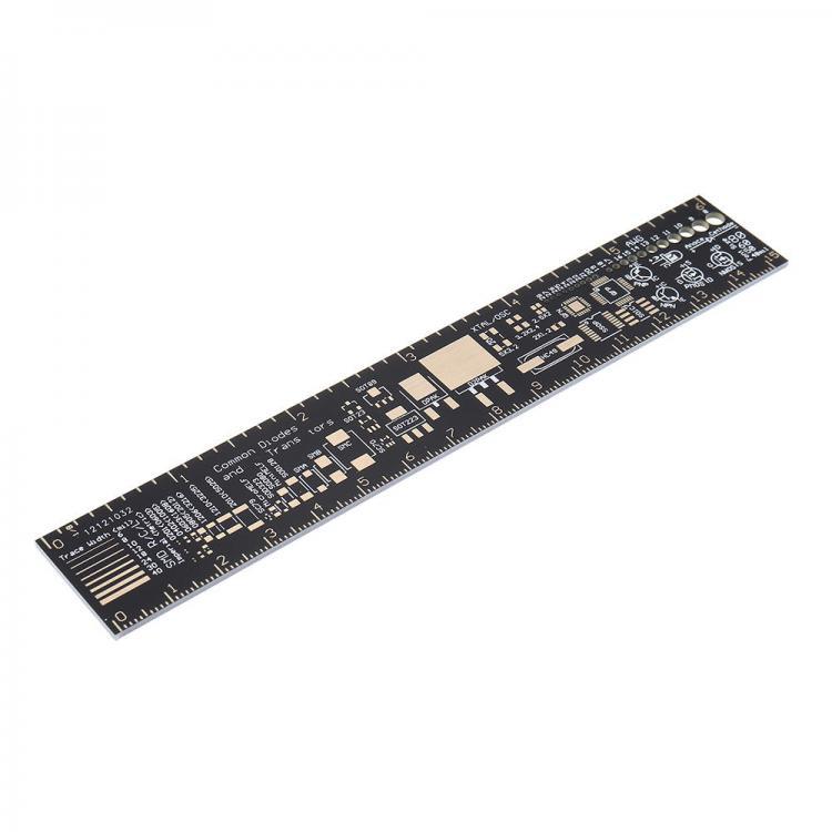 shopping אלקטרוניקה וערכות עשה זאת בעצמך 15cm Multifunctional PCB Ruler Measuring Tool Resistor Capacitor Chip IC SMD Diode Transistor Package Electronic Stock