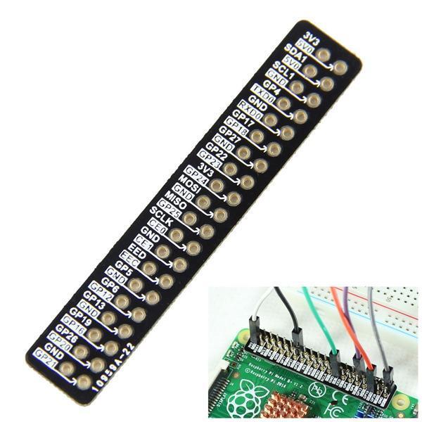 shopping אלקטרוניקה וערכות עשה זאת בעצמך GPIO Pin Reference Board For Raspberry Pi 2 Model B &amp; Raspberry Pi B+