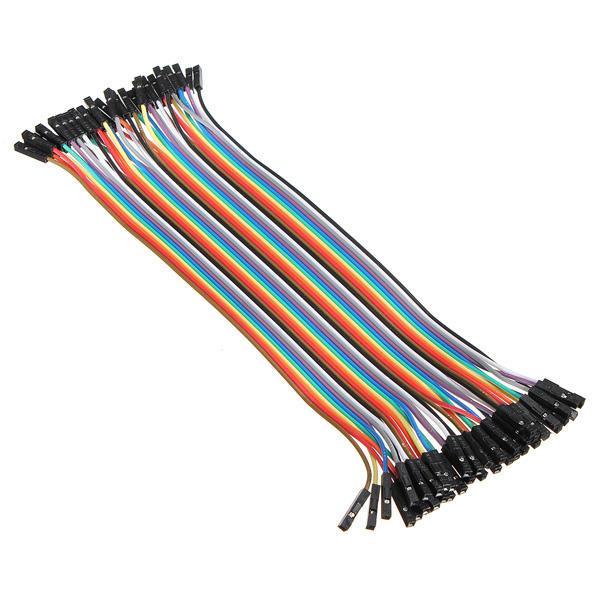shopping אלקטרוניקה וערכות עשה זאת בעצמך 120pcs 20cm Female to Female Dupont Jumper Cable Dupont Wire For