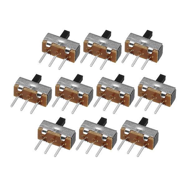 shopping אלקטרוניקה וערכות עשה זאת בעצמך 100pcs SS12d00G4 2 Gear 3 Pin Toggle Switch Slide Switch Interruptor On-Off Horizontal Handle Type Handle Length 4mm