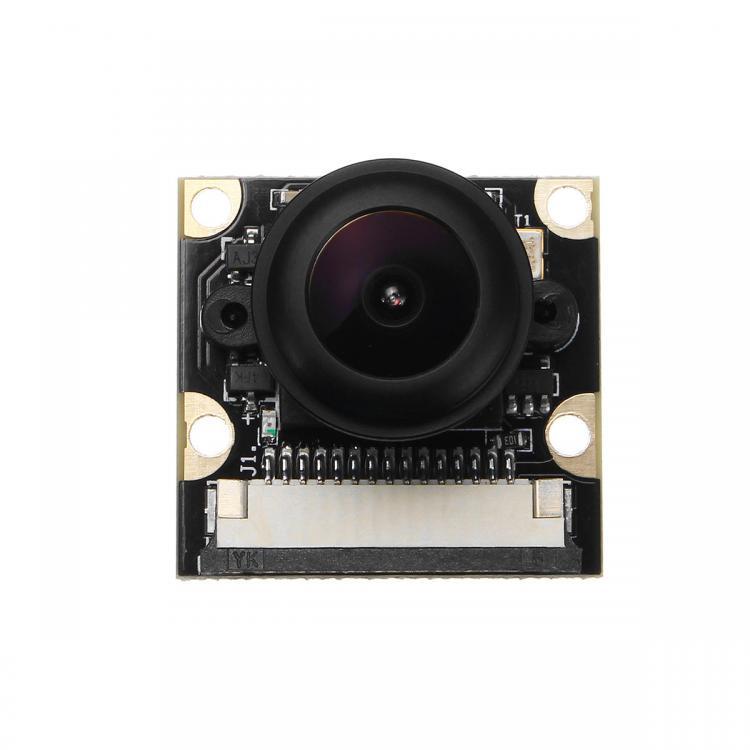 shopping אלקטרוניקה וערכות עשה זאת בעצמך 1080P 5MP 160&deg; Fish Eye Surveillance Camera Module For Raspberry Pi With IR Night Vision