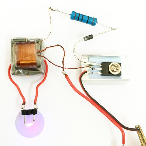 shopping אלקטרוניקה וערכות עשה זאת בעצמך Inverter Boost High Pressure Generator Arc Ignition Lighter Coil Module Electronic DIY Production Kit