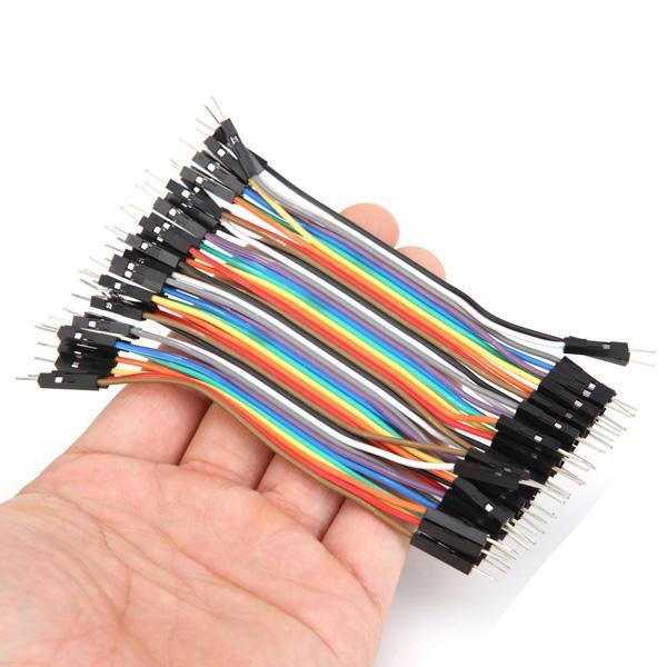 shopping אלקטרוניקה וערכות עשה זאת בעצמך 120pcs 10cm Male To Male Jumper Cable Dupont Wire For
