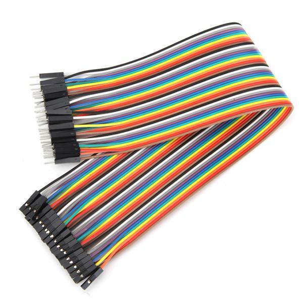 shopping אלקטרוניקה וערכות עשה זאת בעצמך 40pcs 30cm Male To Female Jumper Cable Dupont Wire For