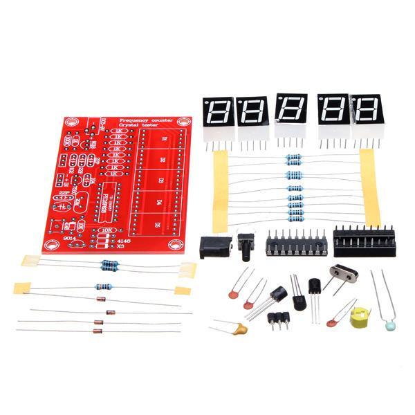 shopping אלקטרוניקה וערכות עשה זאת בעצמך Original Hiland 1Hz-50MHz Five LED Display Frequency Counter With Frequency Oscillator Kit