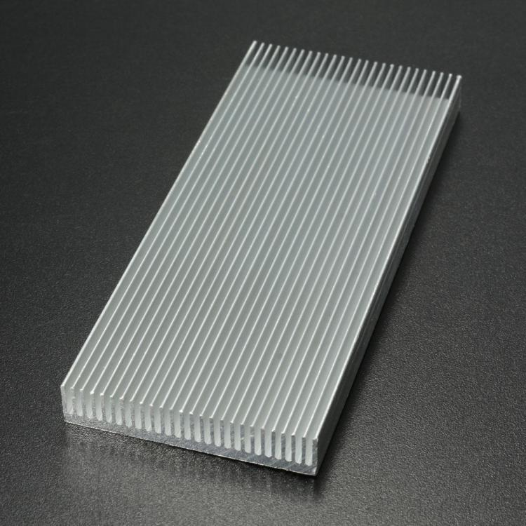 shopping אלקטרוניקה וערכות עשה זאת בעצמך 100x41x8mm Aluminum Heat Sink Heat Sink Cooler For High Power LED Amplifier Transistor Cooling