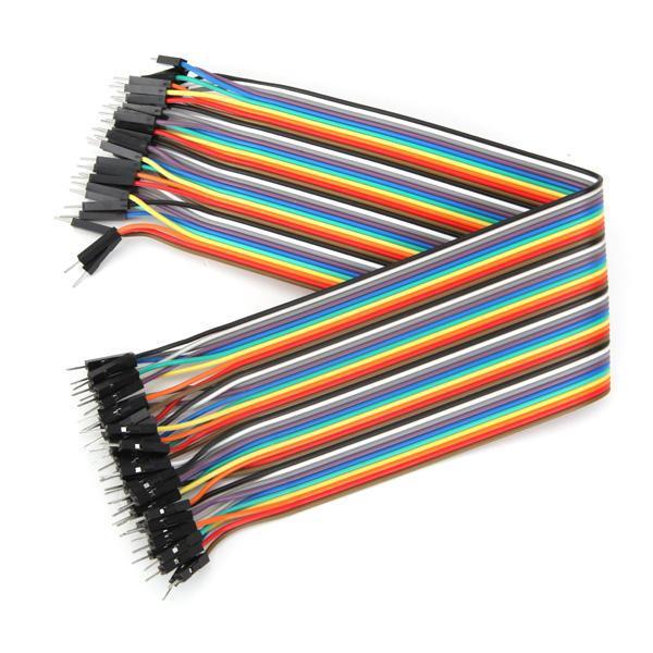 shopping אלקטרוניקה וערכות עשה זאת בעצמך 40pcs 30cm Male To Male Jumper Cable Dupont Wire For