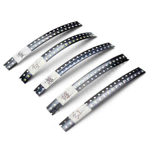 shopping אלקטרוניקה וערכות עשה זאת בעצמך 100pcs 0805 Ultra Bright SMD LED Light Emitting Diode 5 Colors