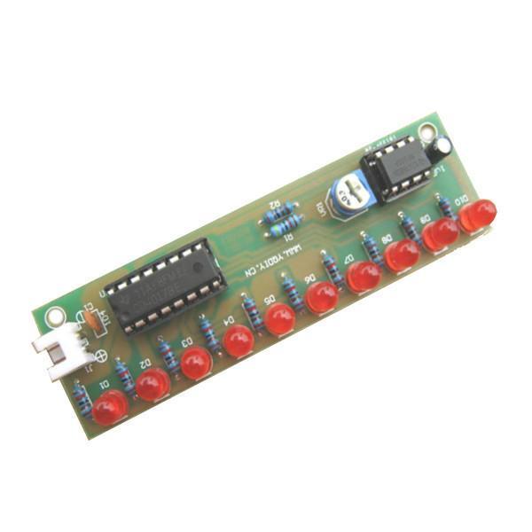 shopping אלקטרוניקה וערכות עשה זאת בעצמך NE555 + CD4017 LED Flash DIY Kit 3-5V Light LED Module