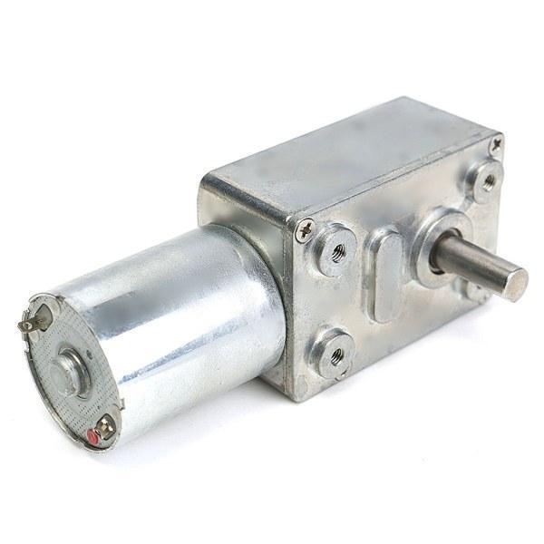 shopping אלקטרוניקה וערכות עשה זאת בעצמך Reversible High torque Turbo Worm Gear Motor JGY370 DC 12V 10RPM