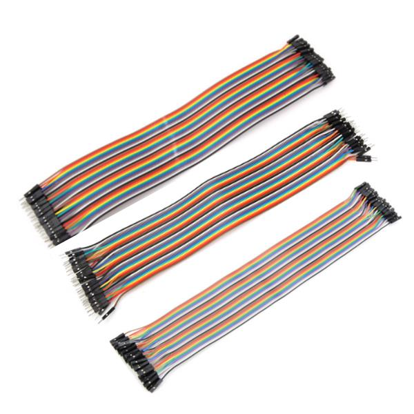 shopping אלקטרוניקה וערכות עשה זאת בעצמך 120Pcs 30cm Male To Female Male To Male Female To Female Jumper Cable DuPont Line For